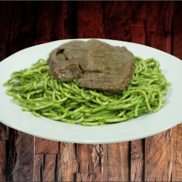 Tallarin Verde con Bistec